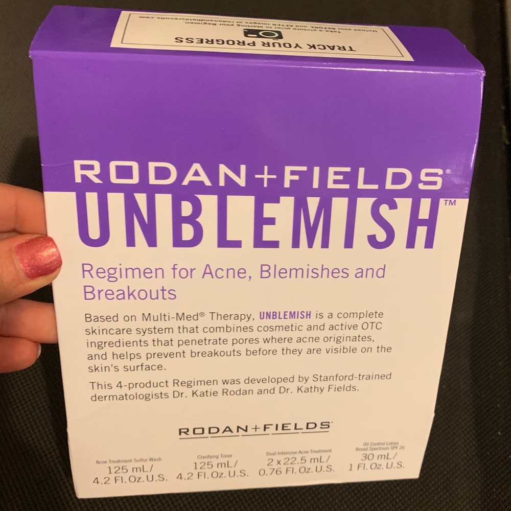 R+F complete, unopened Unblemish Regimen